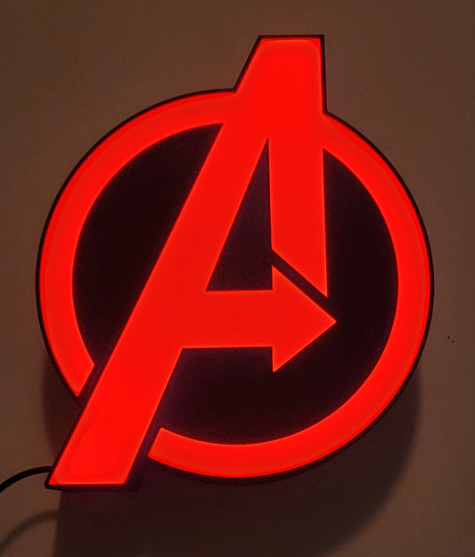 Avengers Logo LED Lightbox