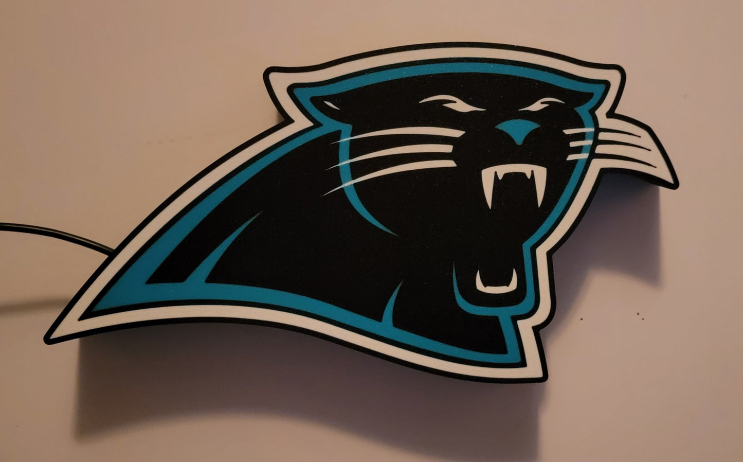 Carolina Panthers Logo LED Lightbox