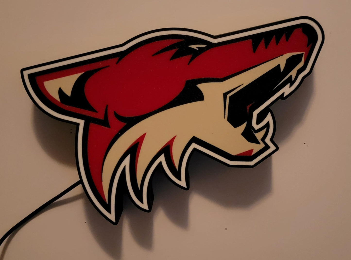 Arizona Coyotes Logo LED Lightbox