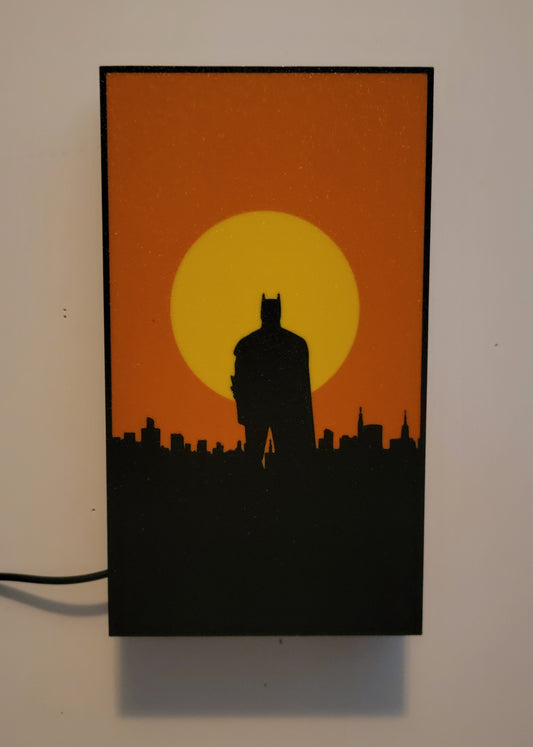 Batman Sun Silhouette LED Lightbox