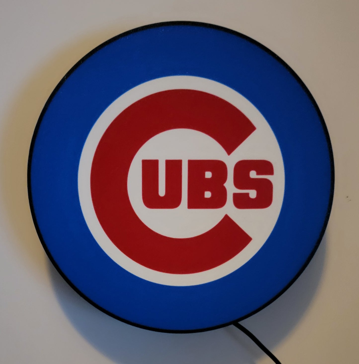 Chicago Cubs Modern Logo LED Lightbox