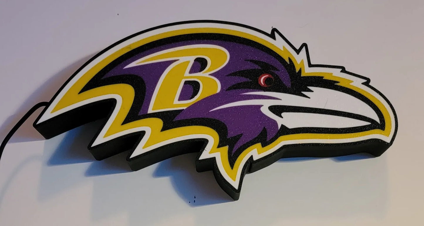 Baltimore Ravens LED Lightbox