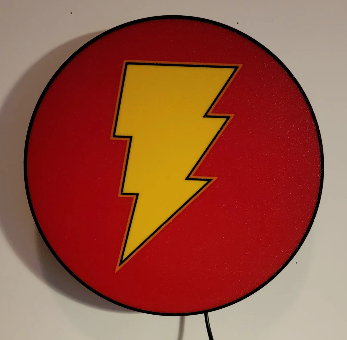 Black Adam Logo LED Lightbox