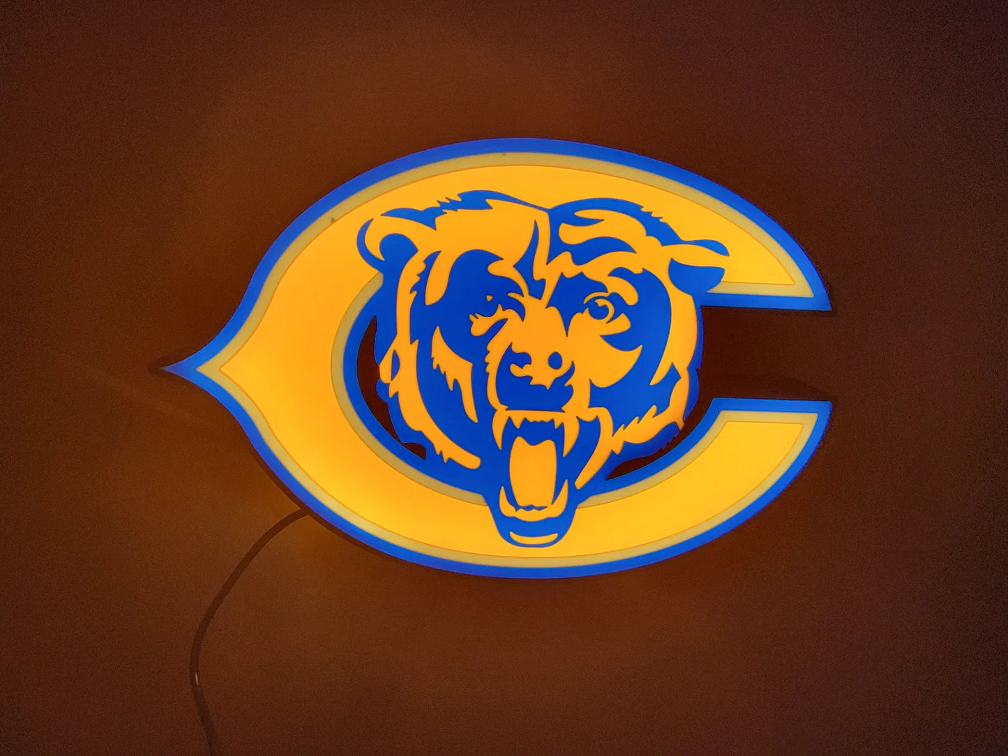 Chicago Bears Logo LED Lightbox