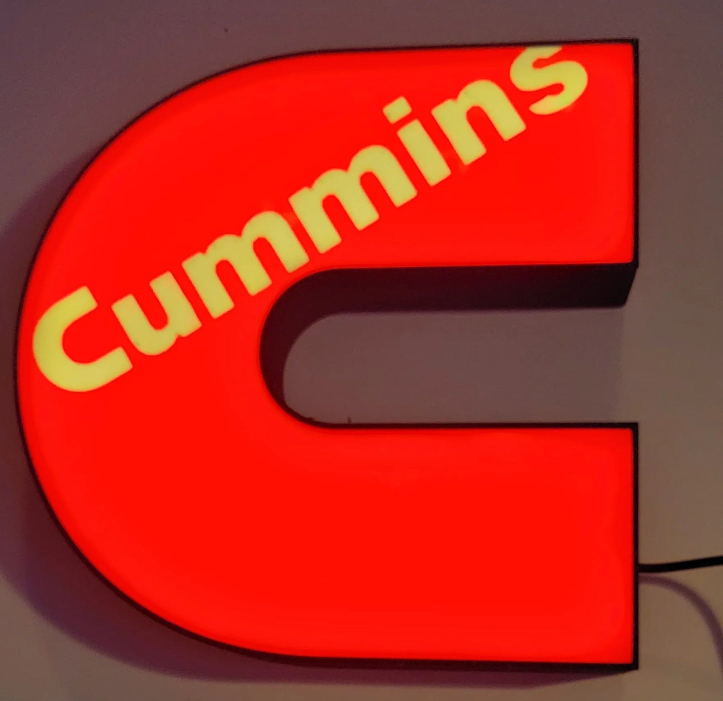 Cummins Logo LED Lightbox