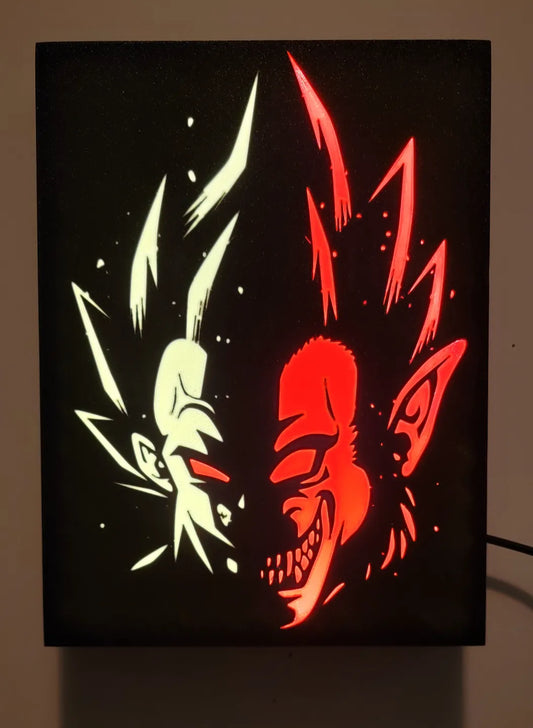 DBZ Dragon Ball Z Vegeta LED Lightbox