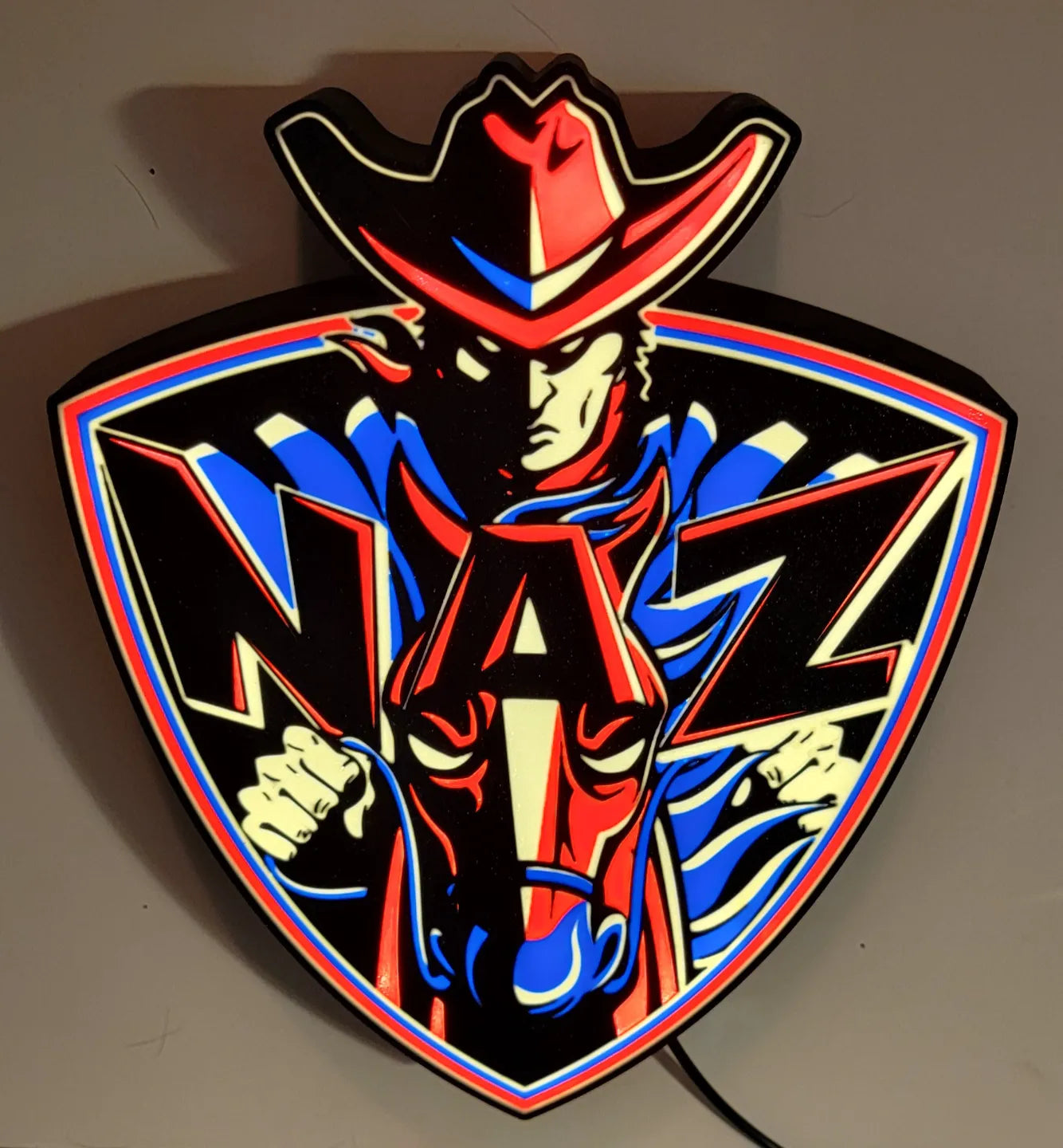 Northern Arizona Wranglers Logo LED Lightbox