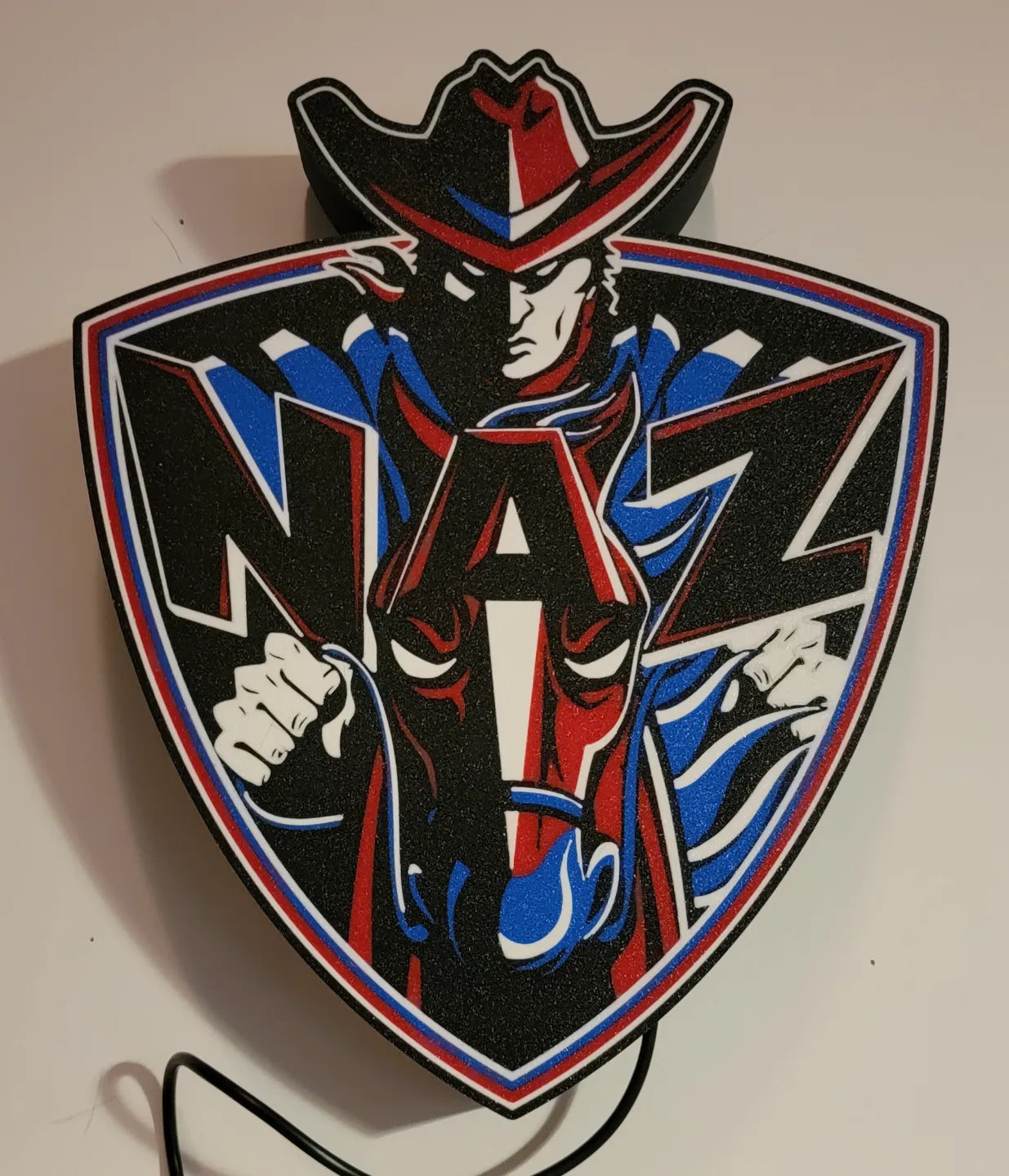 Northern Arizona Wranglers Logo LED Lightbox