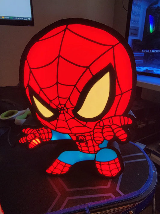 Chibi Spiderman LED Lightbox