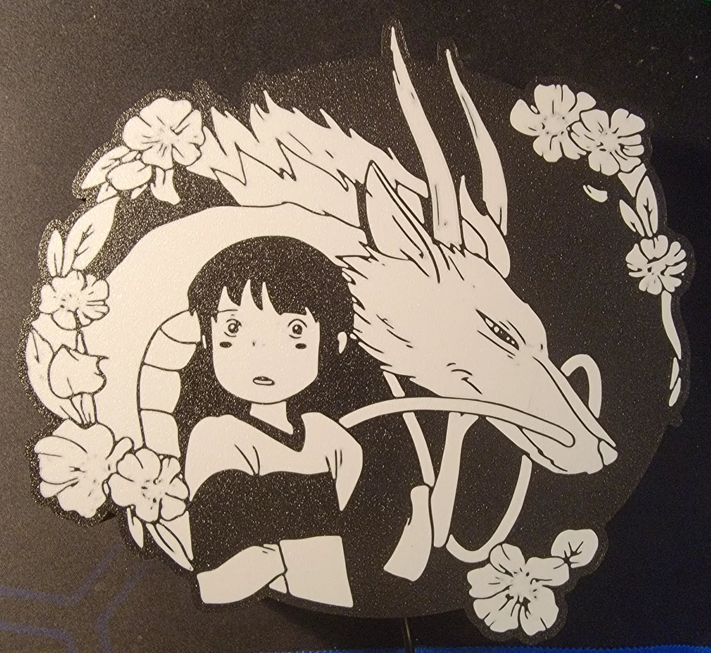 Spirited Away - Haku LED Lightbox