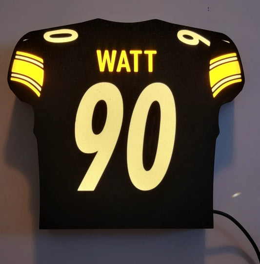 TJ Watt Jersey LED Lightbox