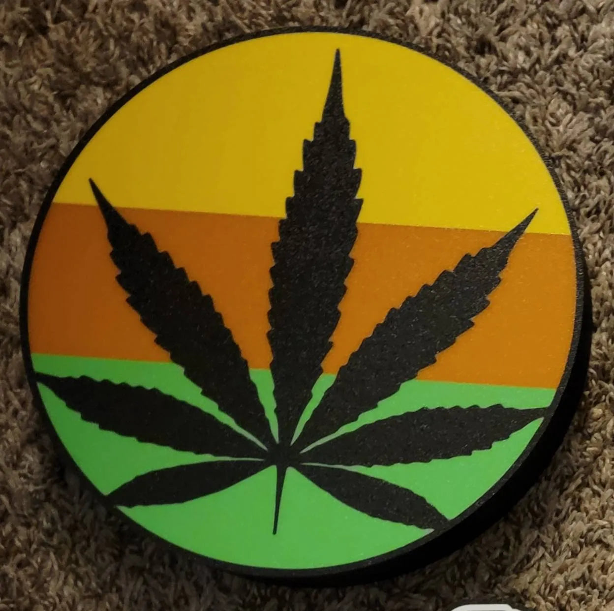 Chill Marijuana Leaf LED Lightbox